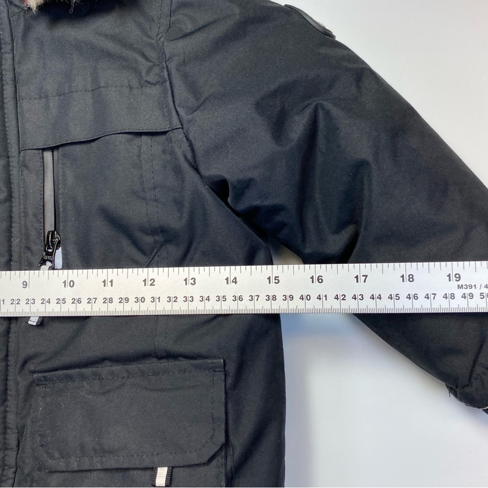 Canadiana Winter Coat Jacket Kids Size 3T Black 100% Polyester - Picture 3 of 8